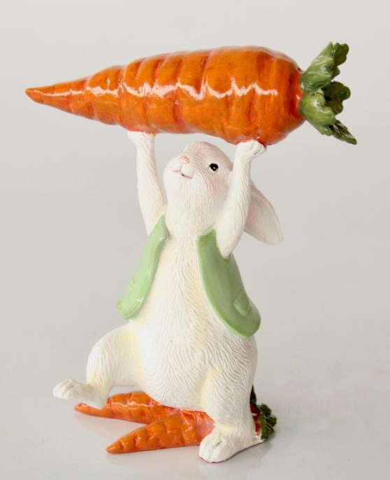 Bunny Holding Carrot - NetDécor