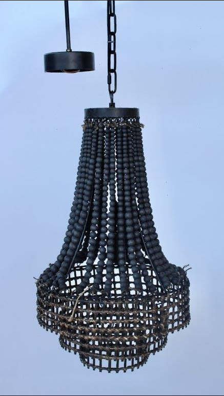 Smokey 3 Tier Beaded Chandelier - NetDécor