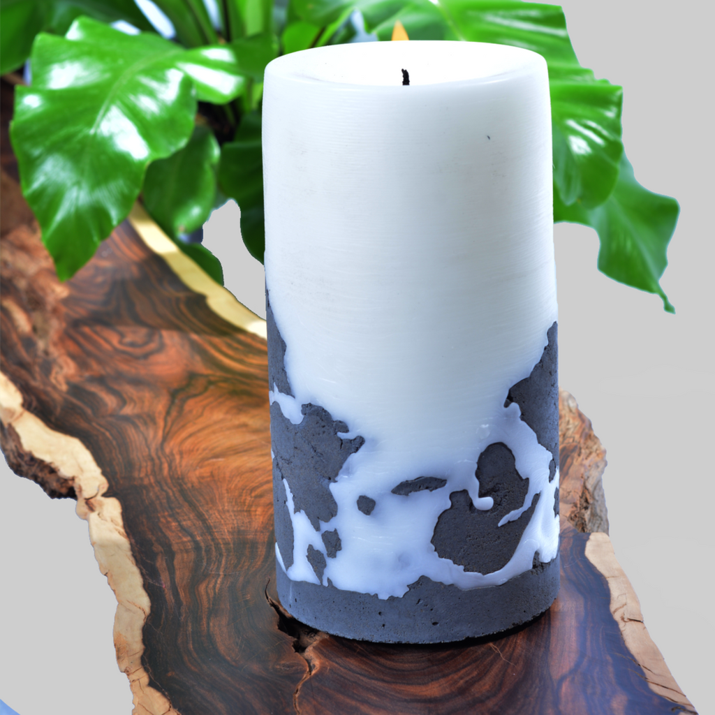 Luxury Handcrafted Local Candles  - Grand Pillar - NetDécor 