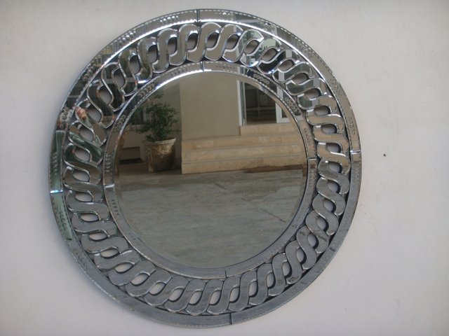 Round Lattice Mirror - NetDécor