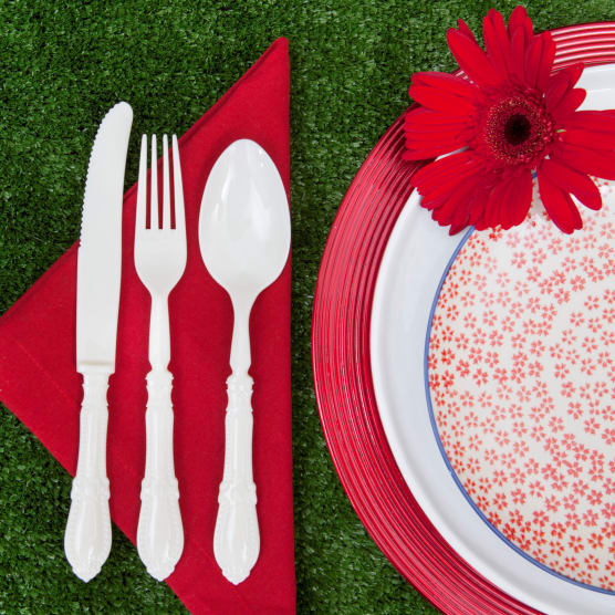 Antique Plastique 24 Piece Cutlery Set - NetDécor