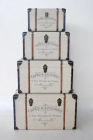 Set of 4 Grey Marseilles Trunks - NetDécor