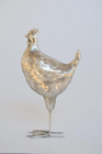 33cm Silver Cock - NetDécor