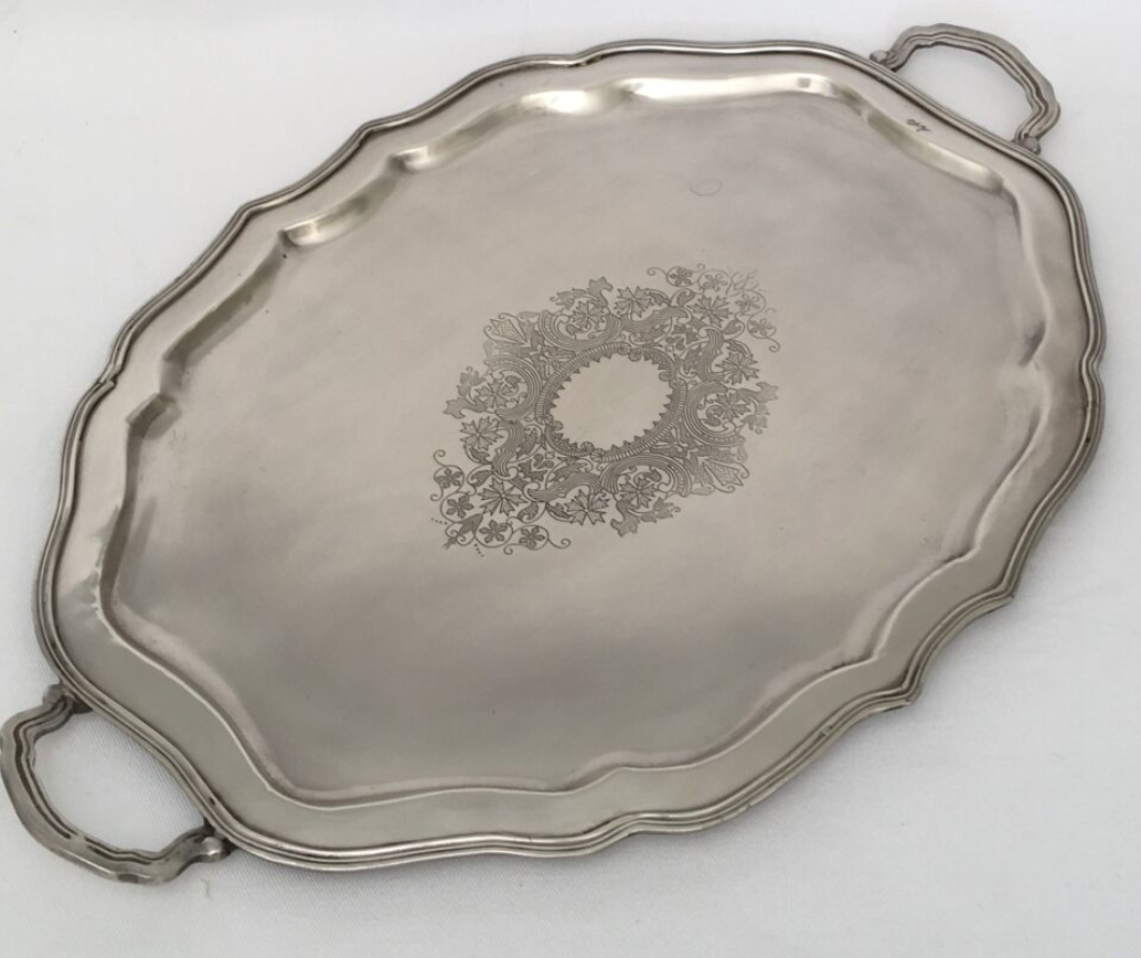 Scalloped Vintage Tray - NetDécor
