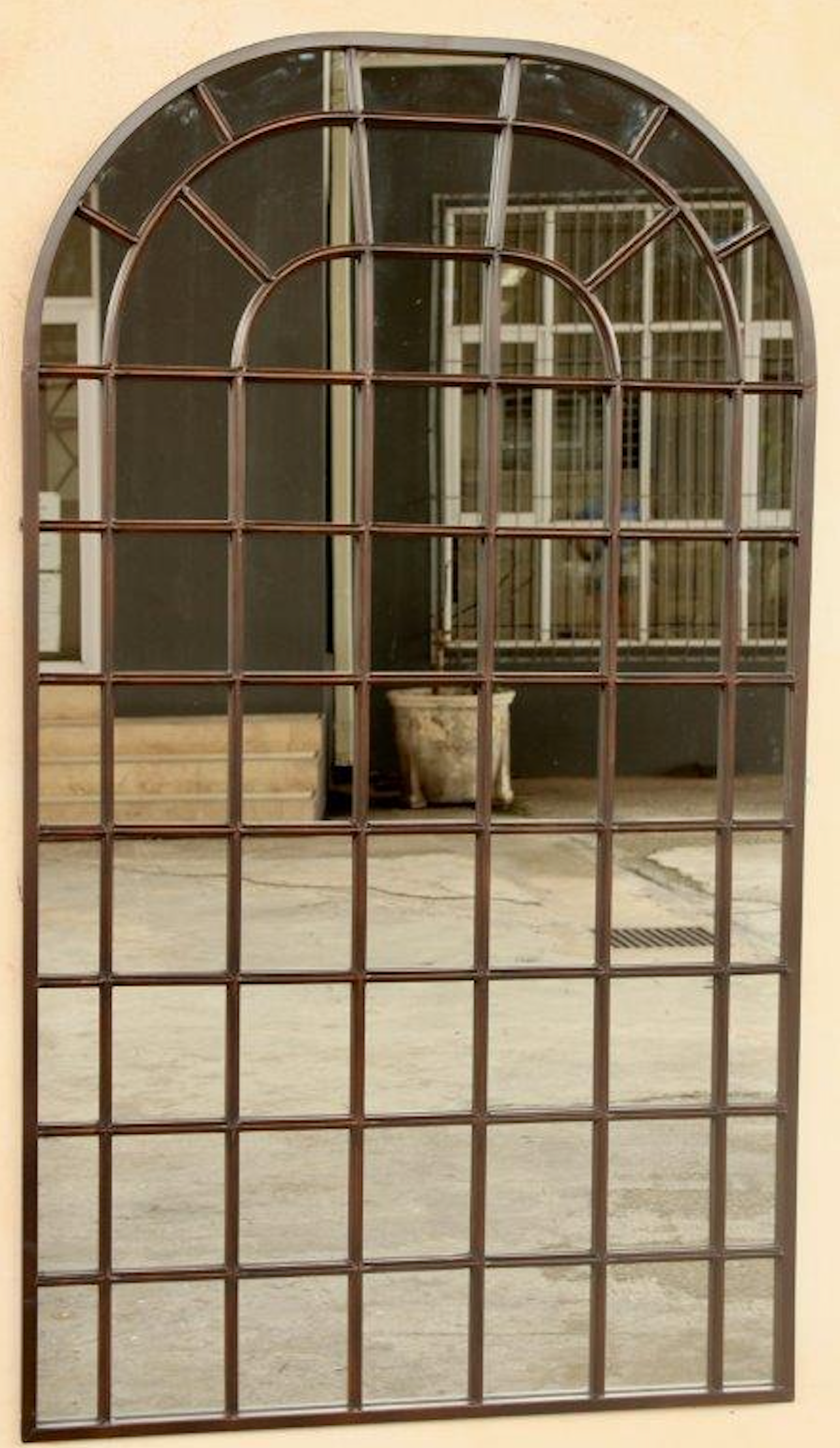 Extra Large Metal Pane Mirror - NetDécor