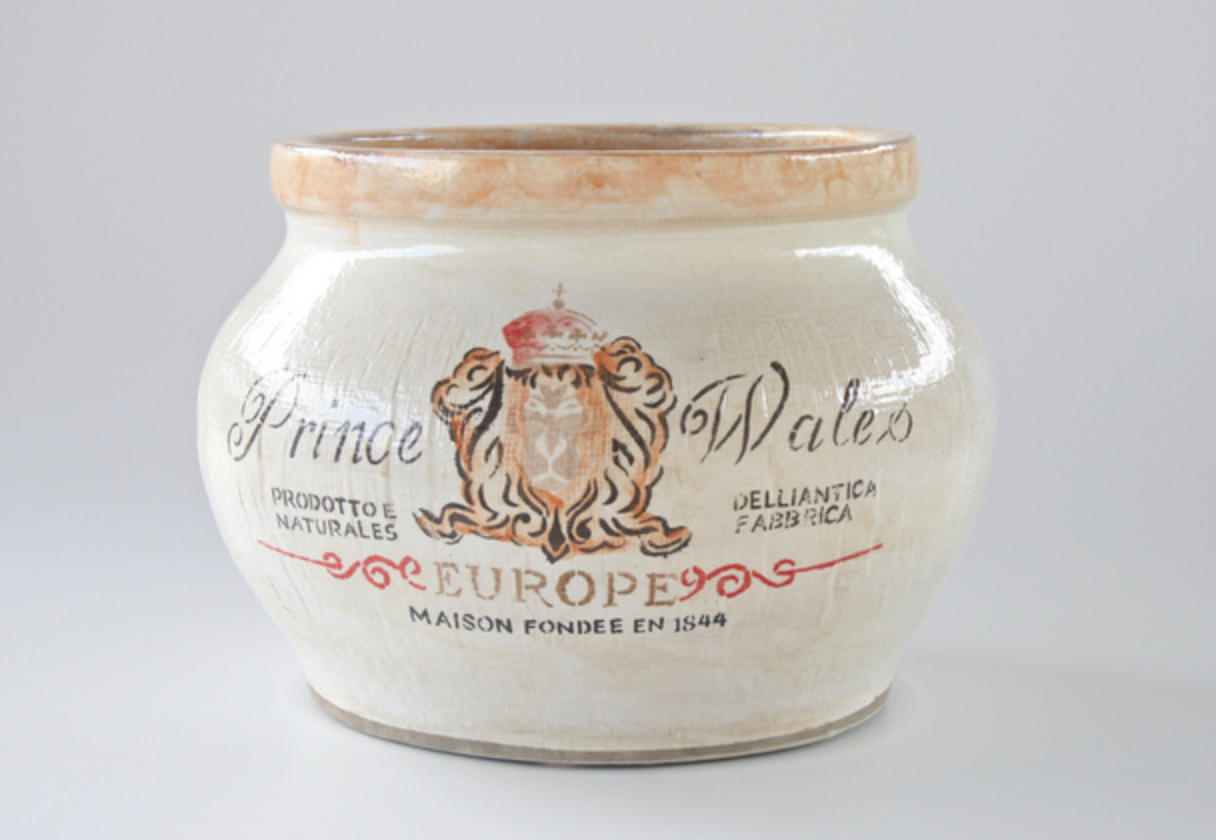 SALMON EDGE FAT JAR - NetDécor