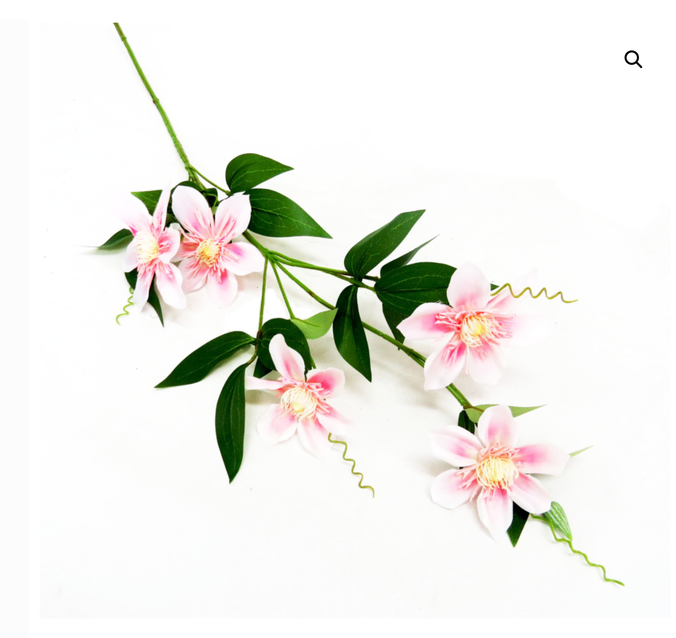 6 Stems Clematis Flowers - NetDécor