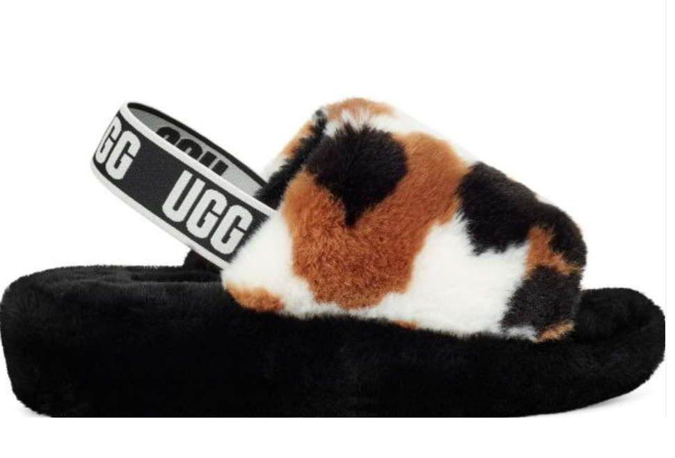 UGG Fluff Yeah Cow Print - NetDécor