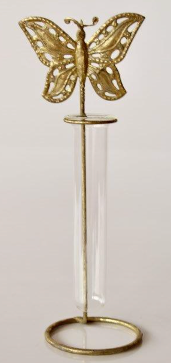 Test Tube Butterfly Holder - NetDécor