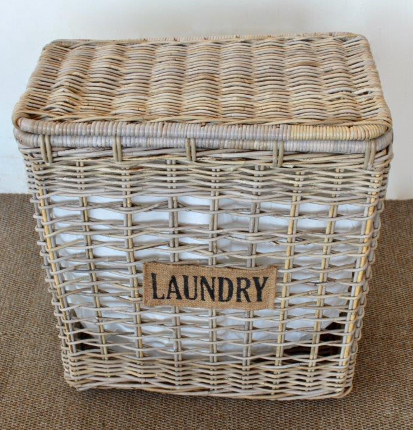 NATURAL LAUNDRY BASKET WITH INNER - NetDécor