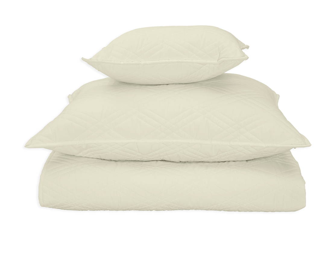 Reed Family Linen - Diamond Quilted Pillowcases - NetDécor