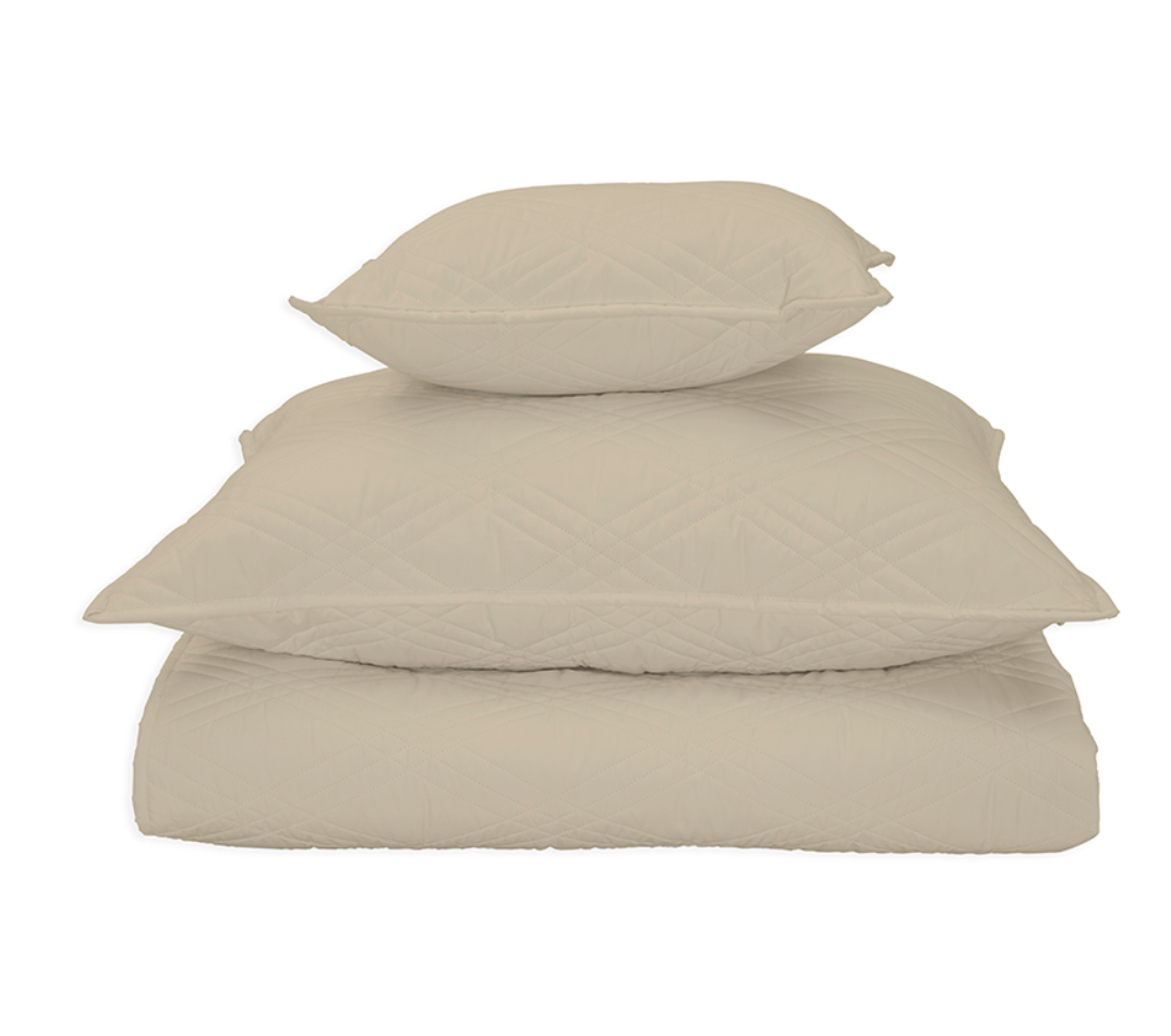 Reed Family Linen - Diamond Quilted Pillowcases - NetDécor