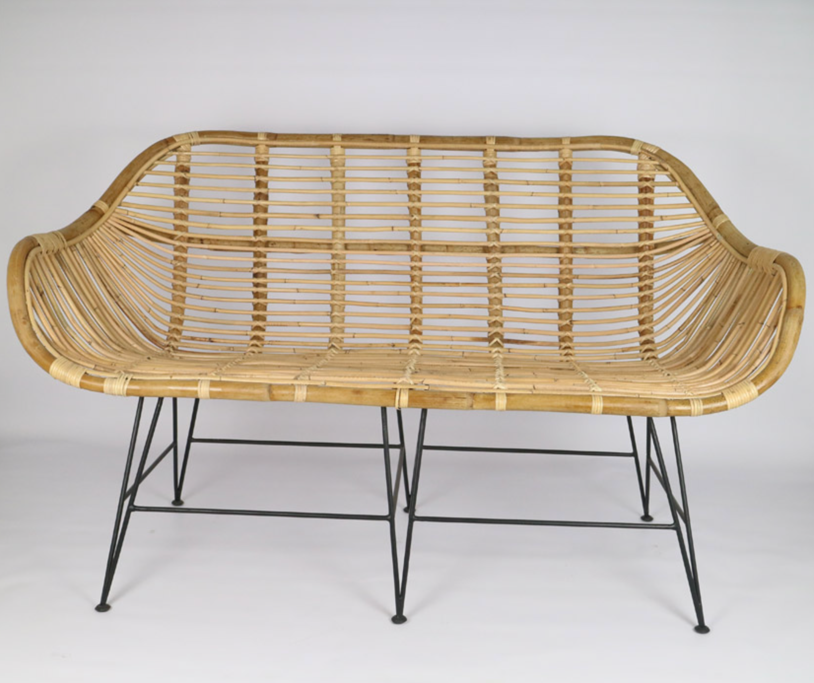 RATTAN THICK SOFA SQUARE WEAVE - NetDécor