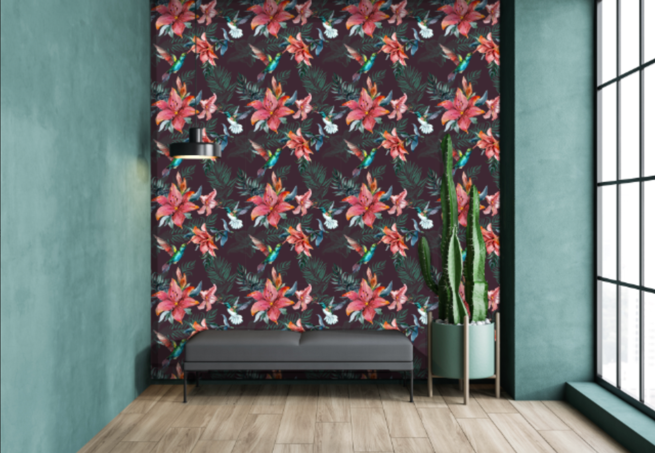 Flourescent Sunbirds - NetDécor