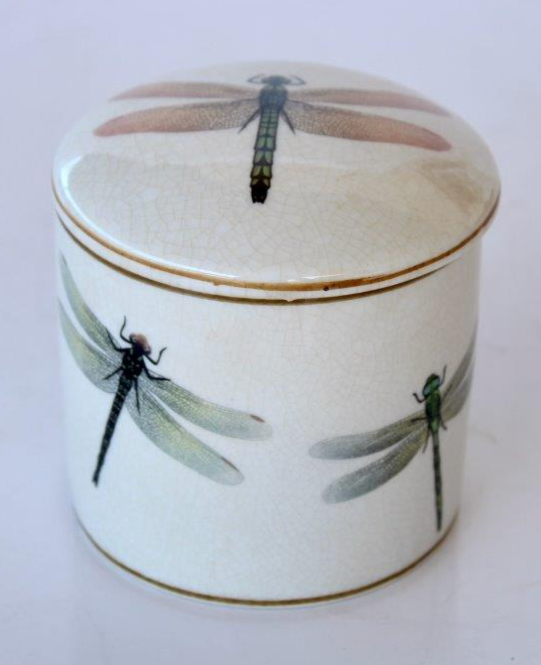 ROUND DRAGONFLY BOX - NetDécor