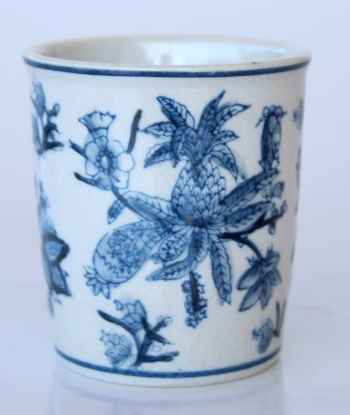 BLUE FLORAL BEAKER - NetDécor