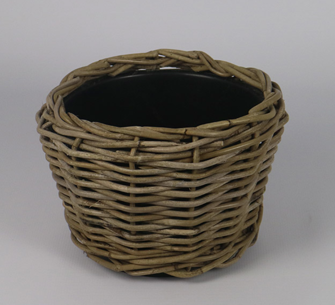 Rattan Thick Lined Planter - NetDécor