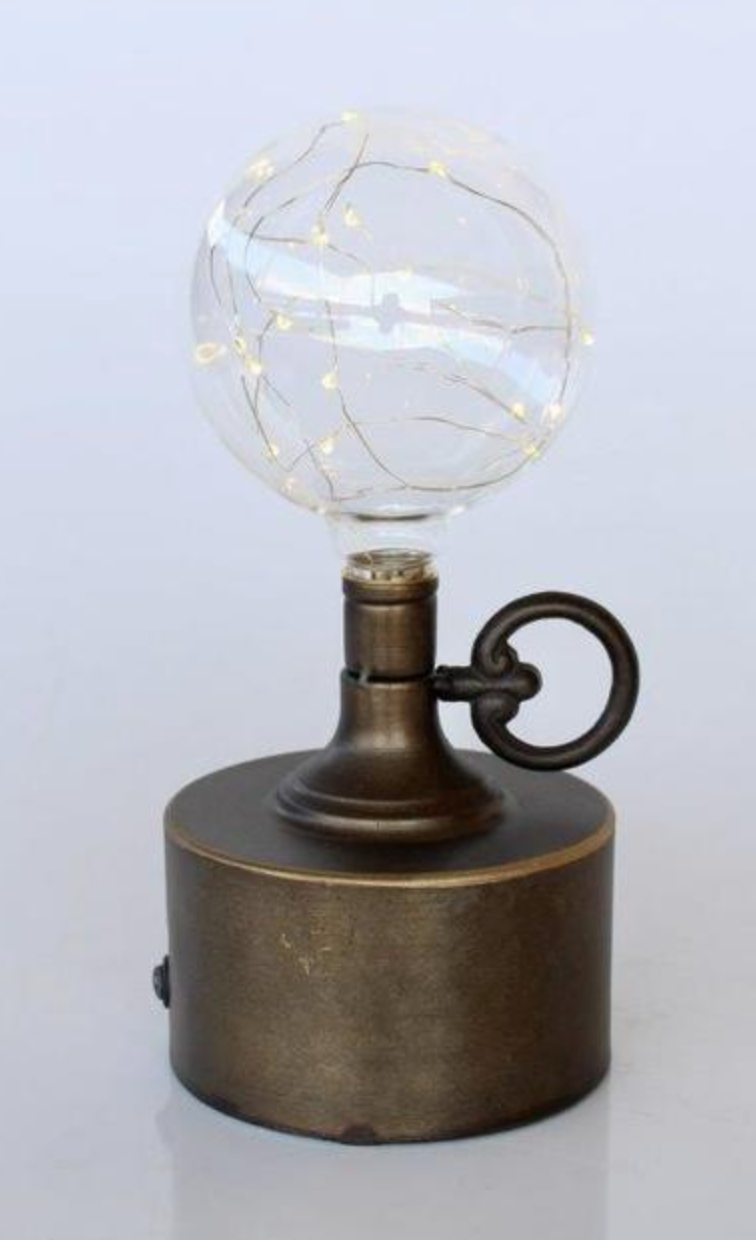 LED BATTERY OPERATED METAL LIGHT - NetDécor