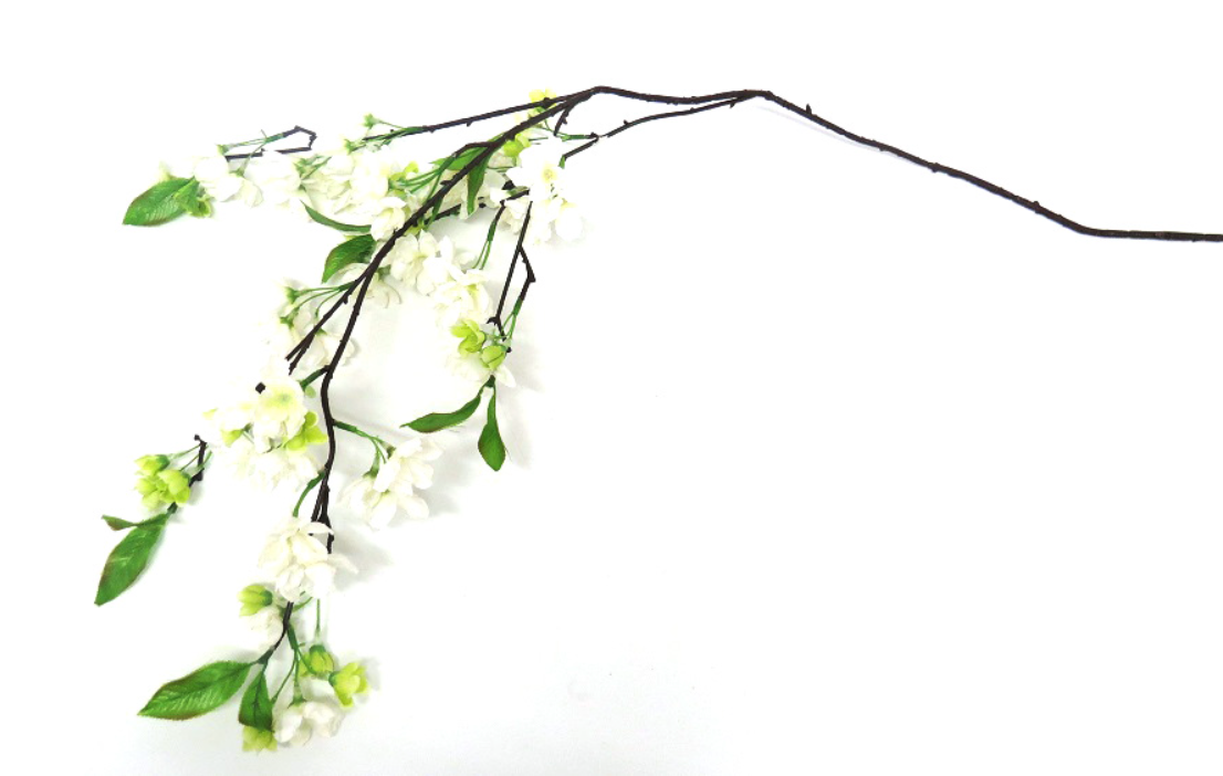 Cherry Blossomania White Flowers - NetDécor