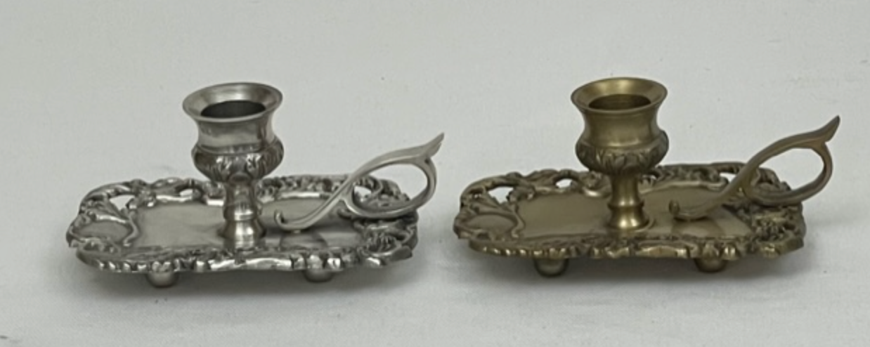 CHAMBERSTICK ANTIQUE BRASS - NetDécor