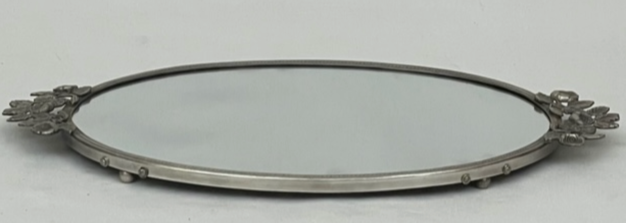 TRAY MIRROR ROSES - NetDécor