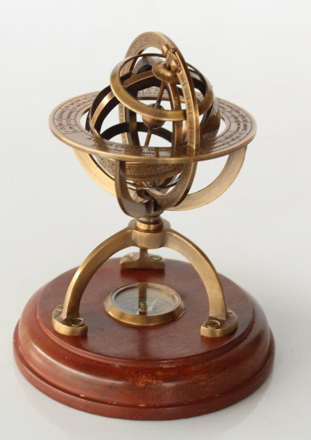 Small Brass Armillary - NetDécor