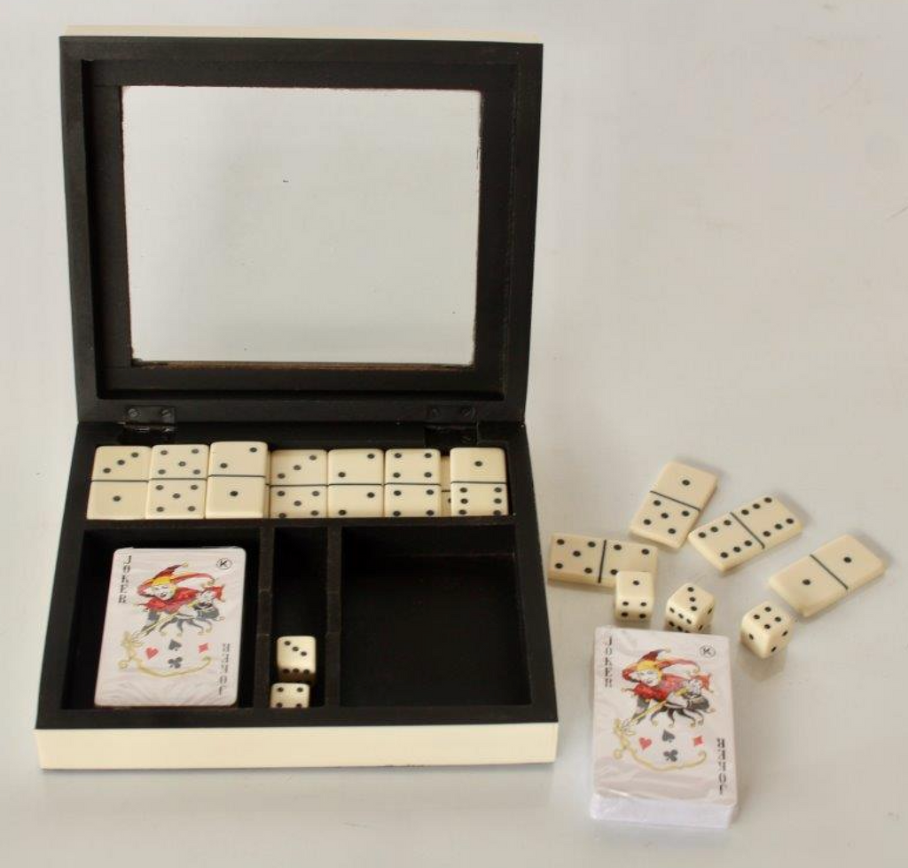 Cards and Dominoes Game Set - NetDécor 