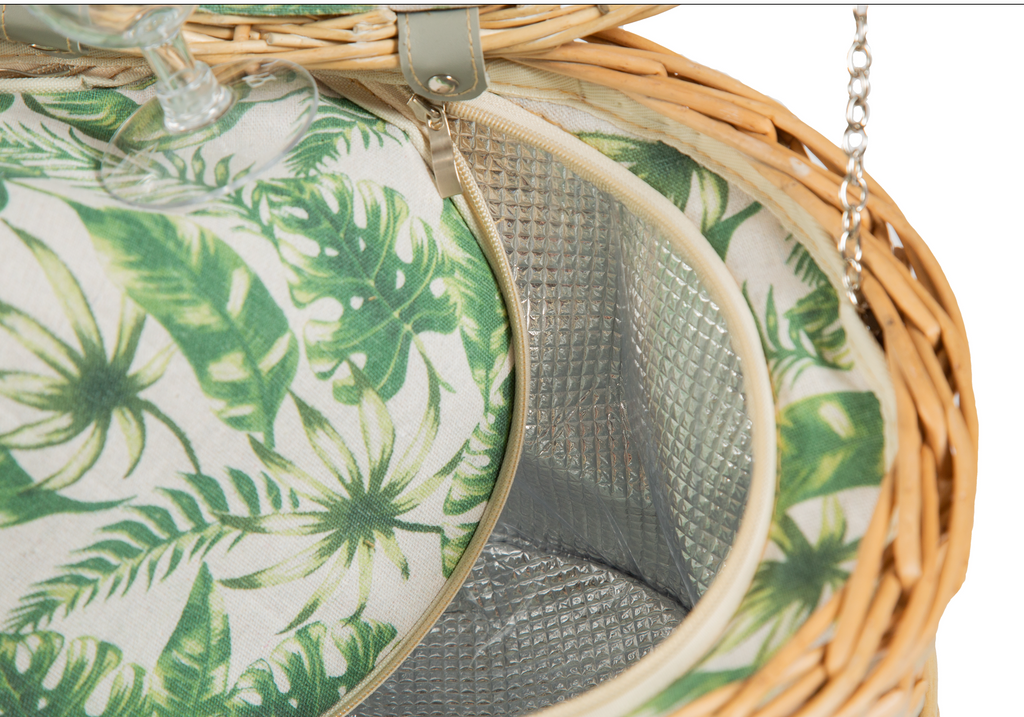 Flora Picnic Basket & Rug - NetDécor 
