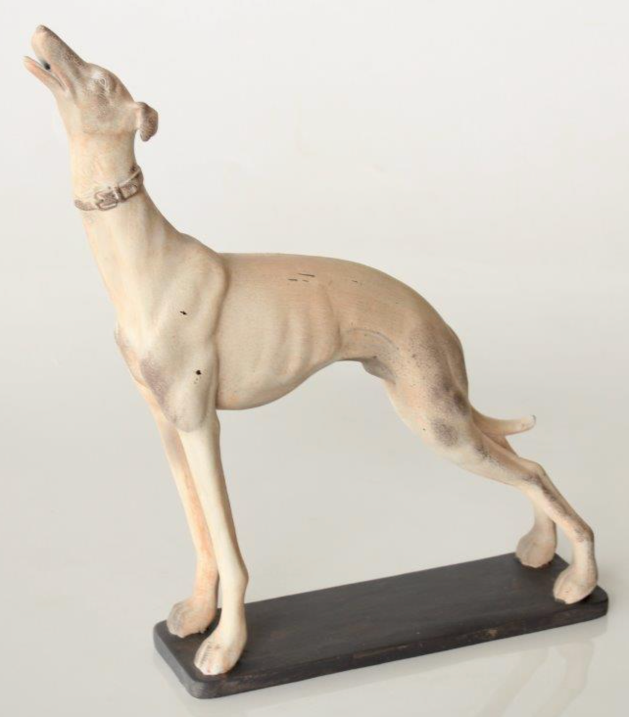 Large Standing Dog on Plinth - NetDécor