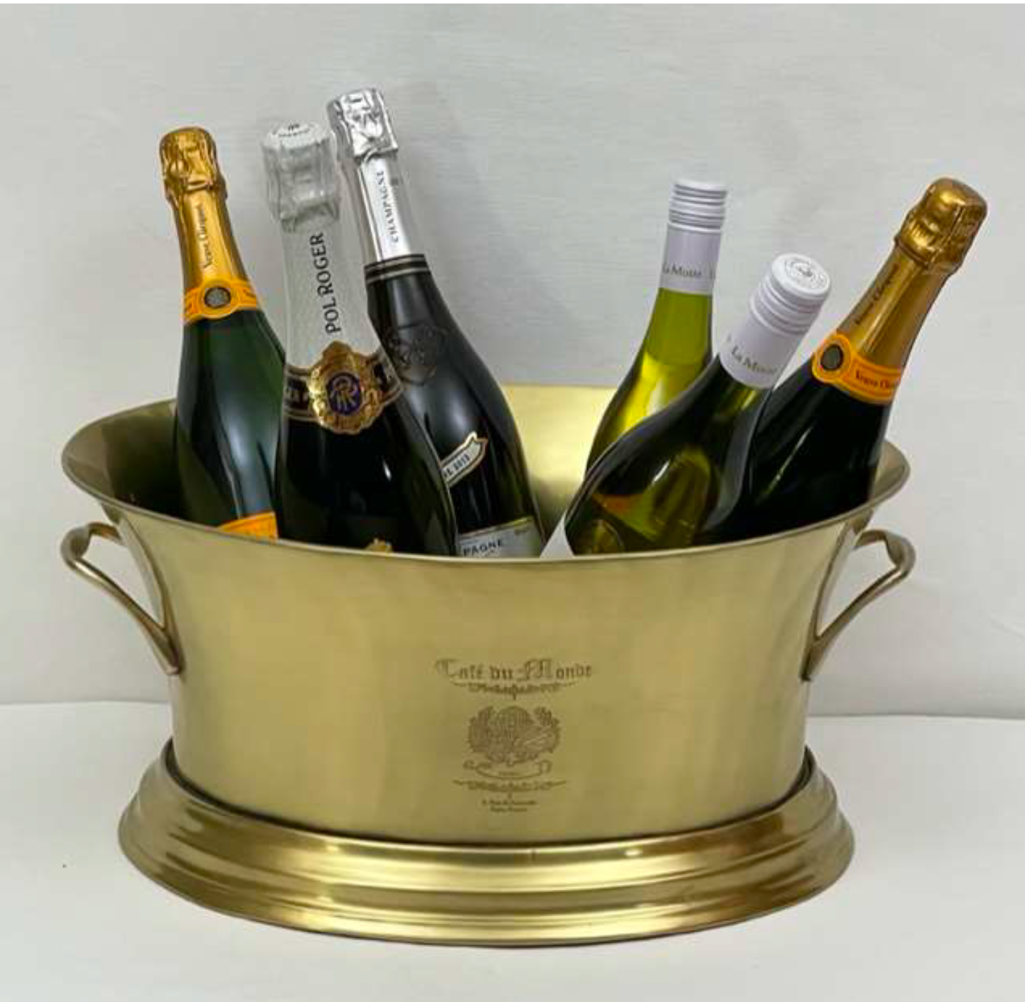 Wine Cooler Cafe XL Antique Brass - NetDécor