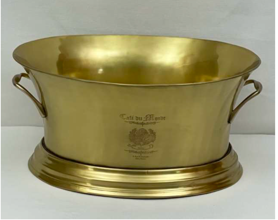 Wine Cooler Cafe XL Antique Brass - NetDécor