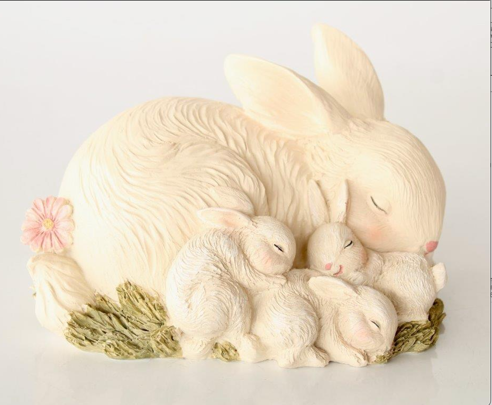 Mummy & Baby Rabbits - NetDécor