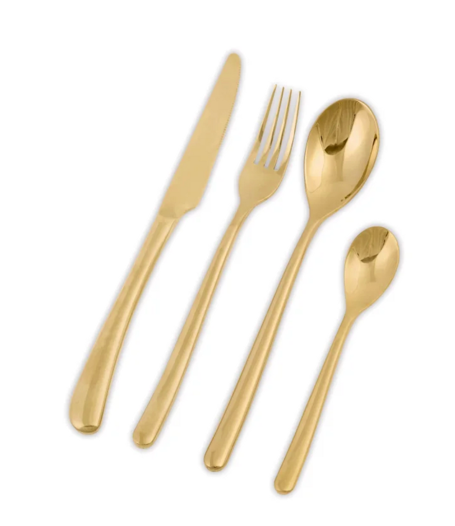 Private Collection Buddha Gold Cutlery Set - NetDécor 