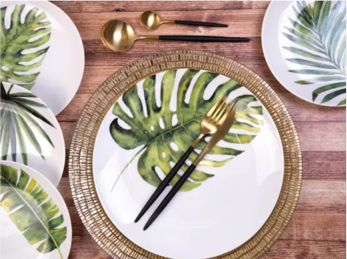 Dubai Gold & Black 16 Piece Cutlery Set - NetDécor