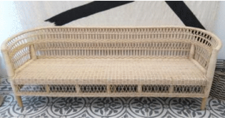 Sofa Malawian Style 4-Seater Natural - NetDécor