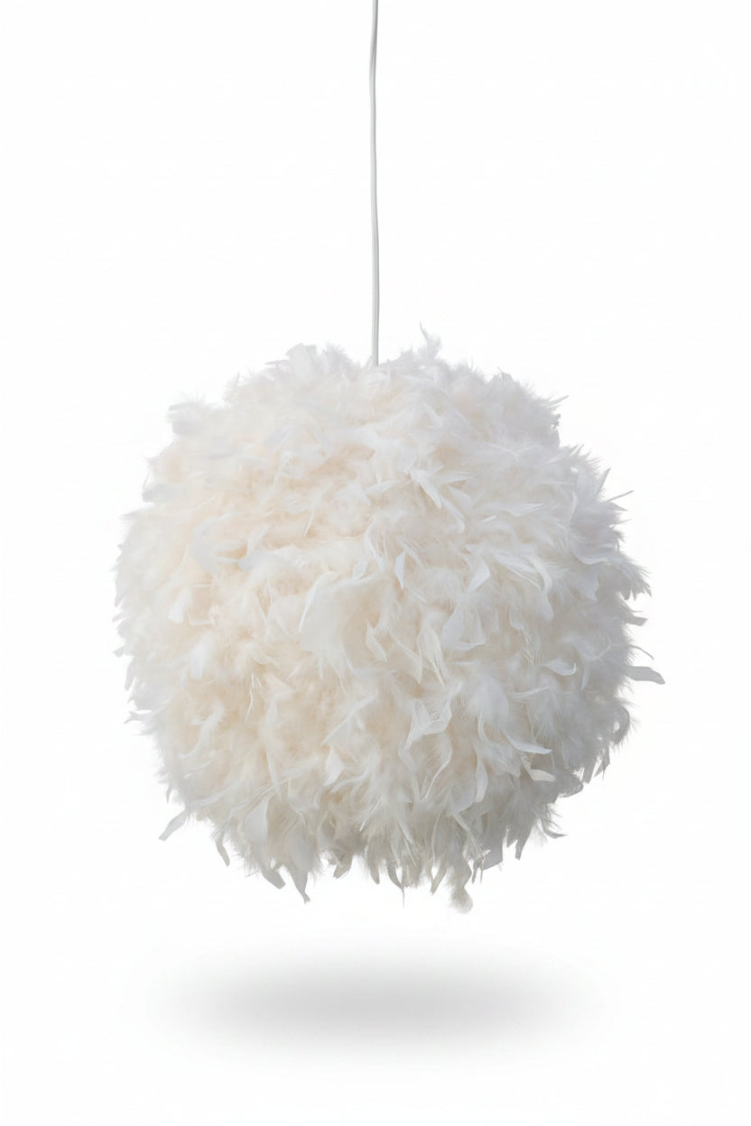 Turkey Chandelle Feather Ball - NetDécor