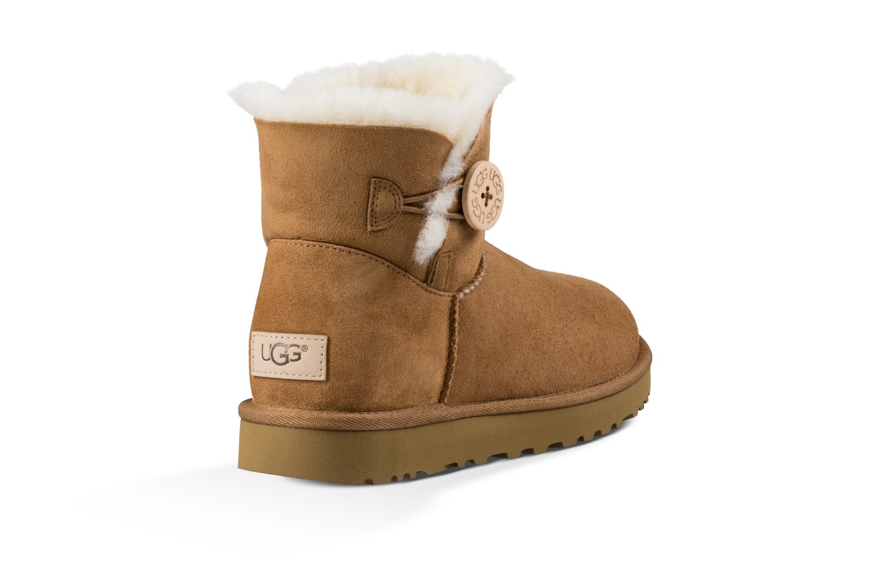 UGG - Mini Bailey Button Chestnut - NetDécor
