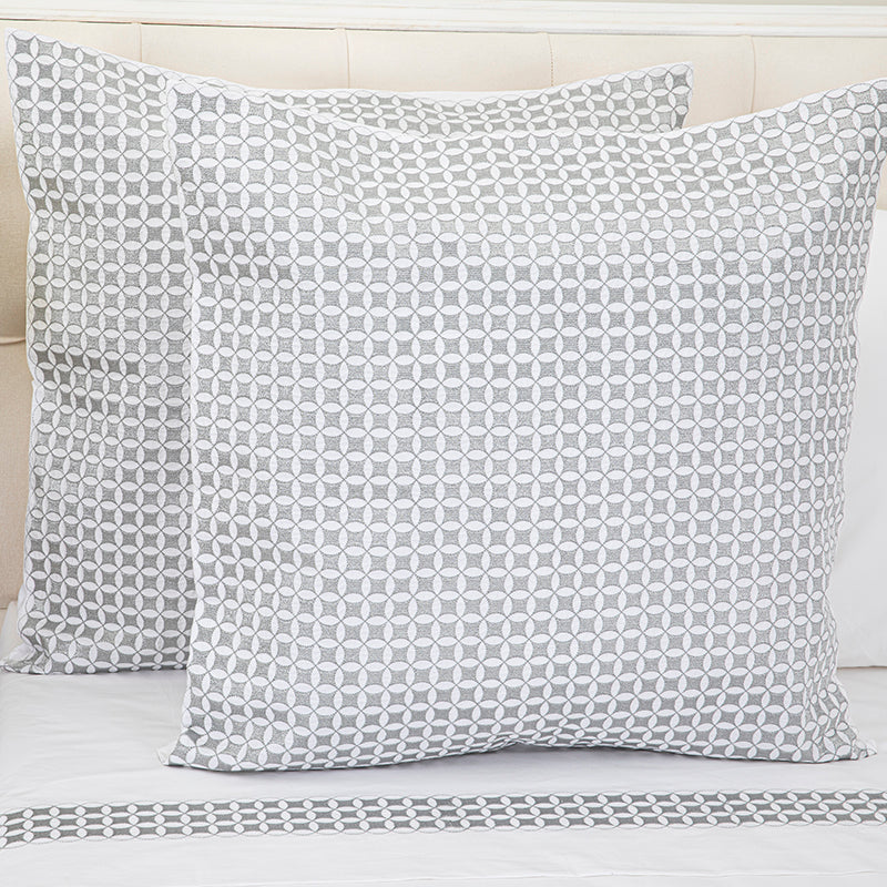 Cavacus White Silver Decorative Pillowcase each - NetDécor 