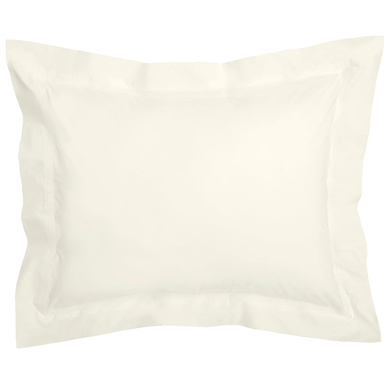 Percale Four Row Cord Glacier Grey Glacier Grey Oxford Pillowcase