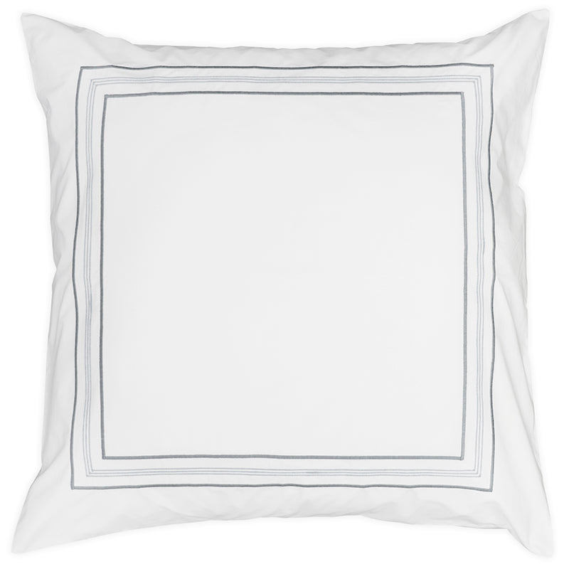 Percale Mowbray White Ash Decorative Pillowcase - NetDécor 