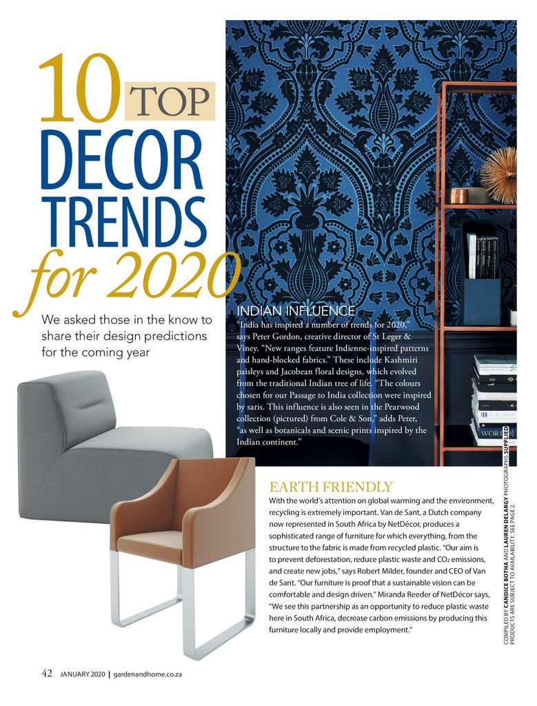 10 TOP DECOR TRENDS FOR 2020