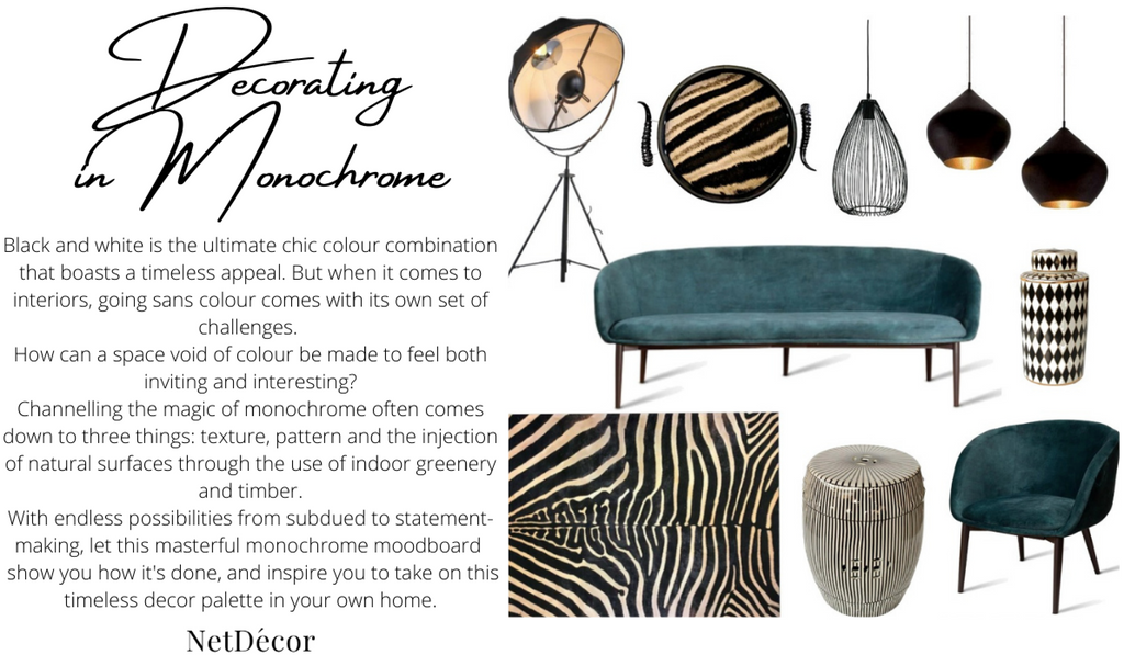 Look Book - Decorating in Monochrome