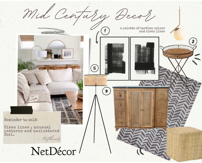 Look Book - Mid Century Decor