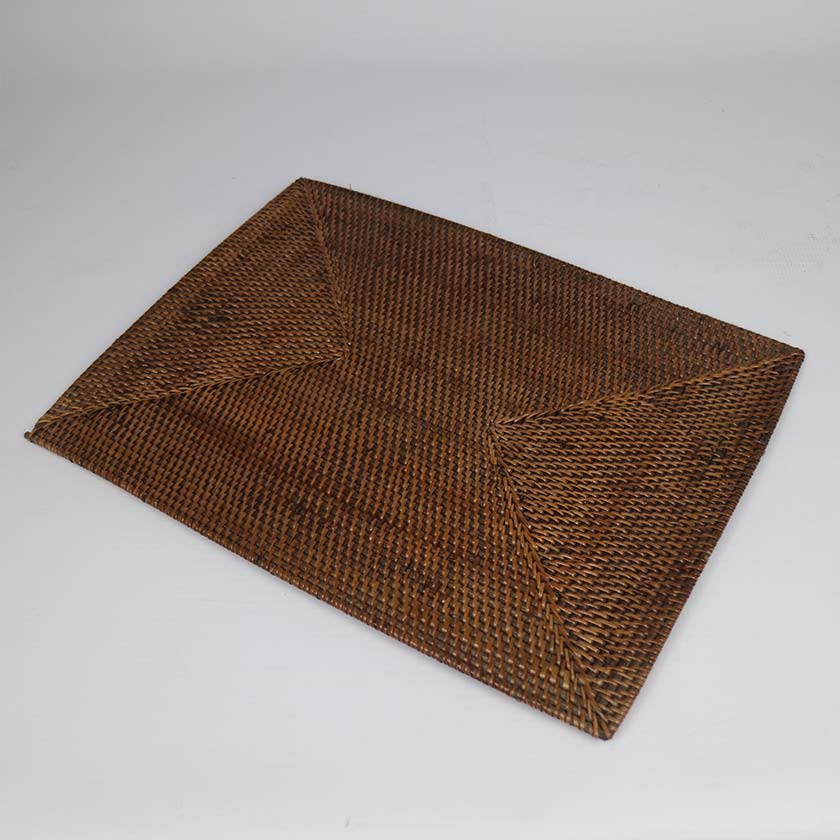 Rattan Placemat Rectangular Natural