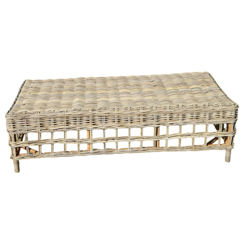 Rattan Thick Ottoman XL