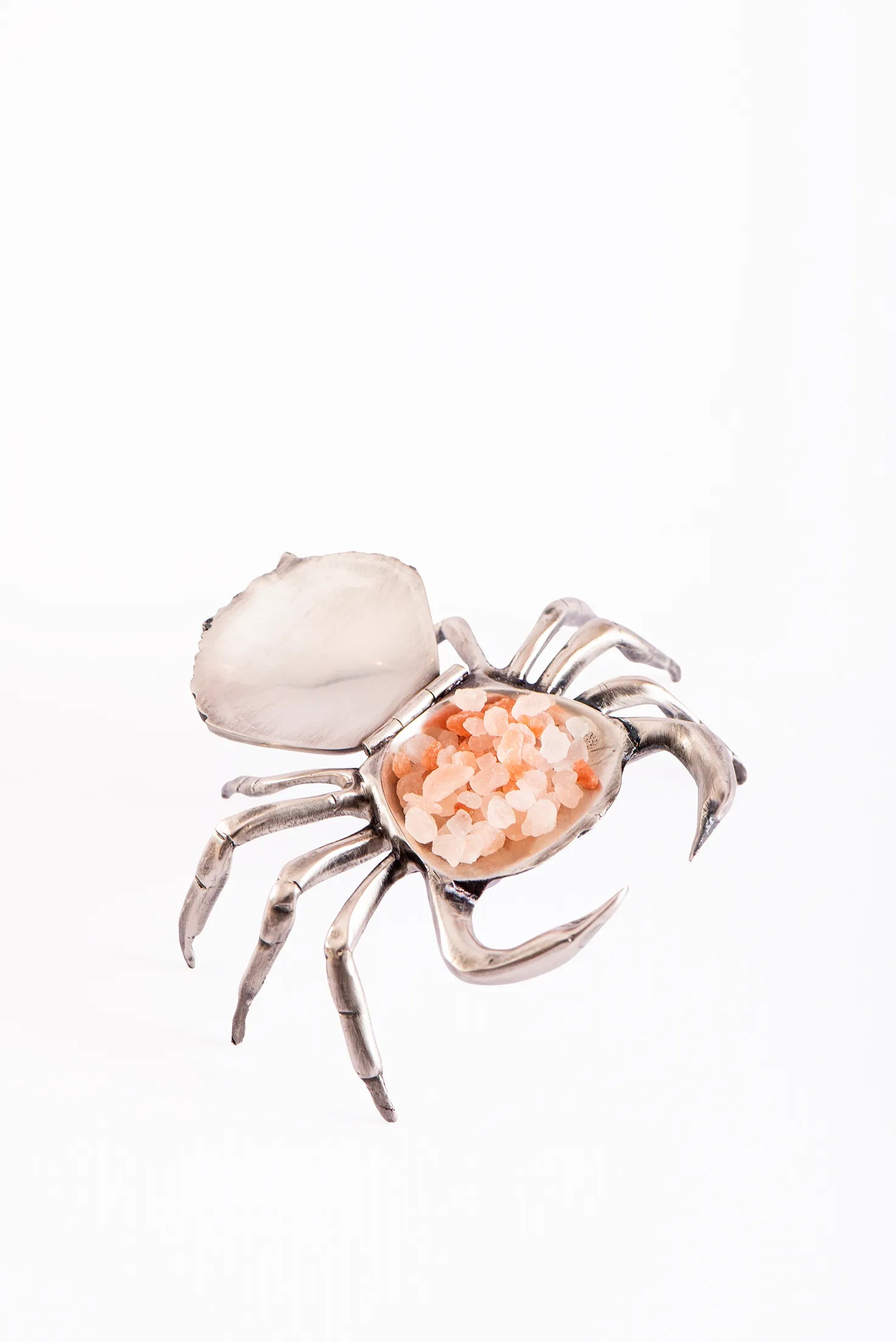 SALT CELLER SEXY CRAB ANTQUE PEWTER