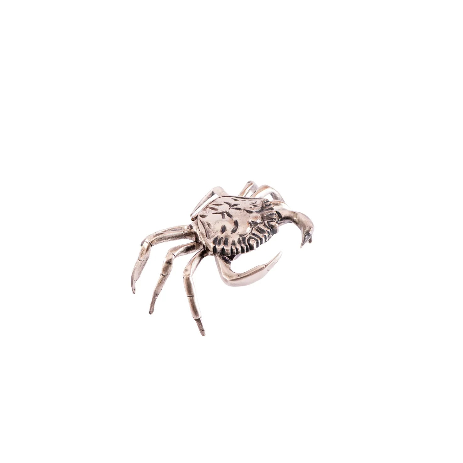SALT CELLER SEXY CRAB ANTQUE PEWTER