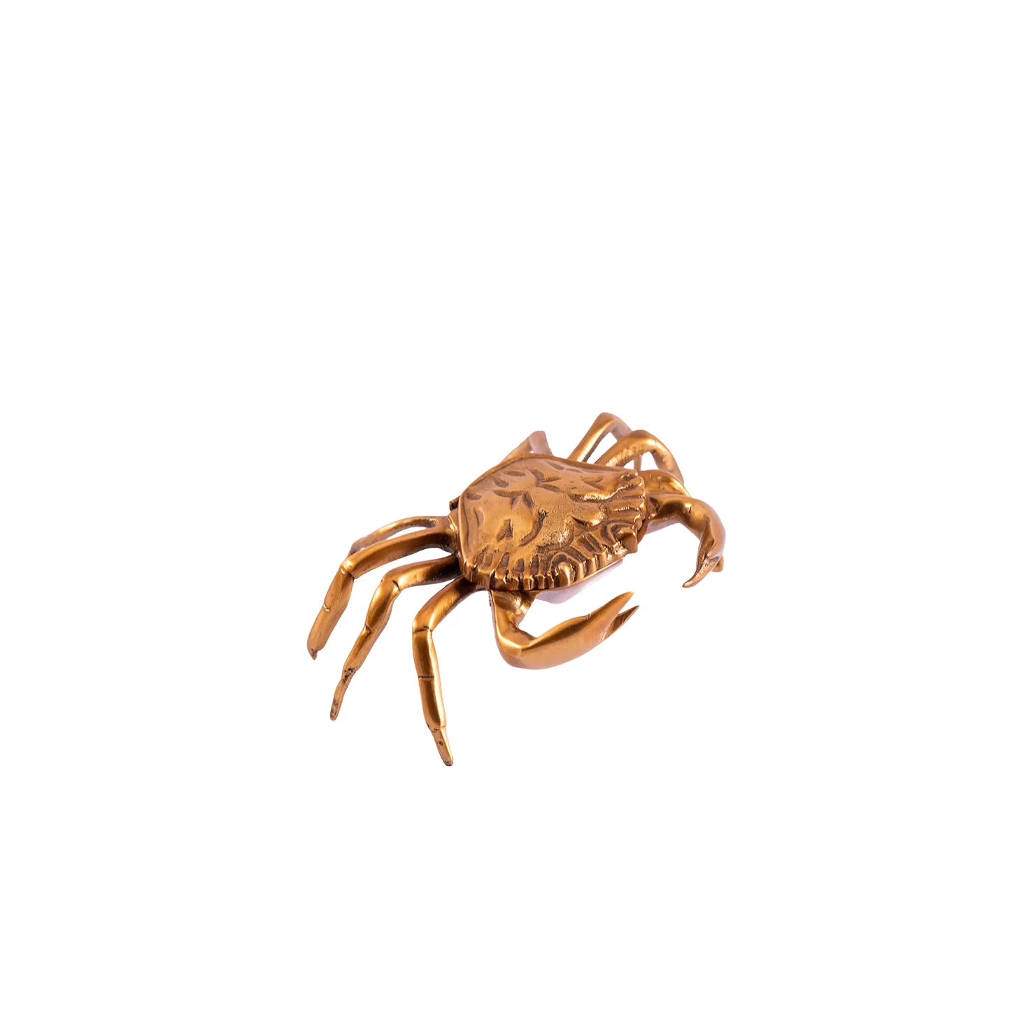 SALT CELLER SEXY CRAB ANTQUE BRASS