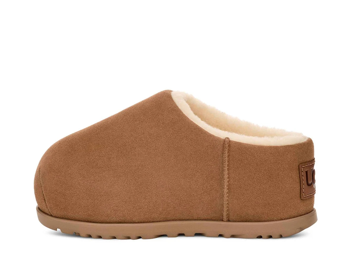 UGG PUMPED SLIDE - Chestnut