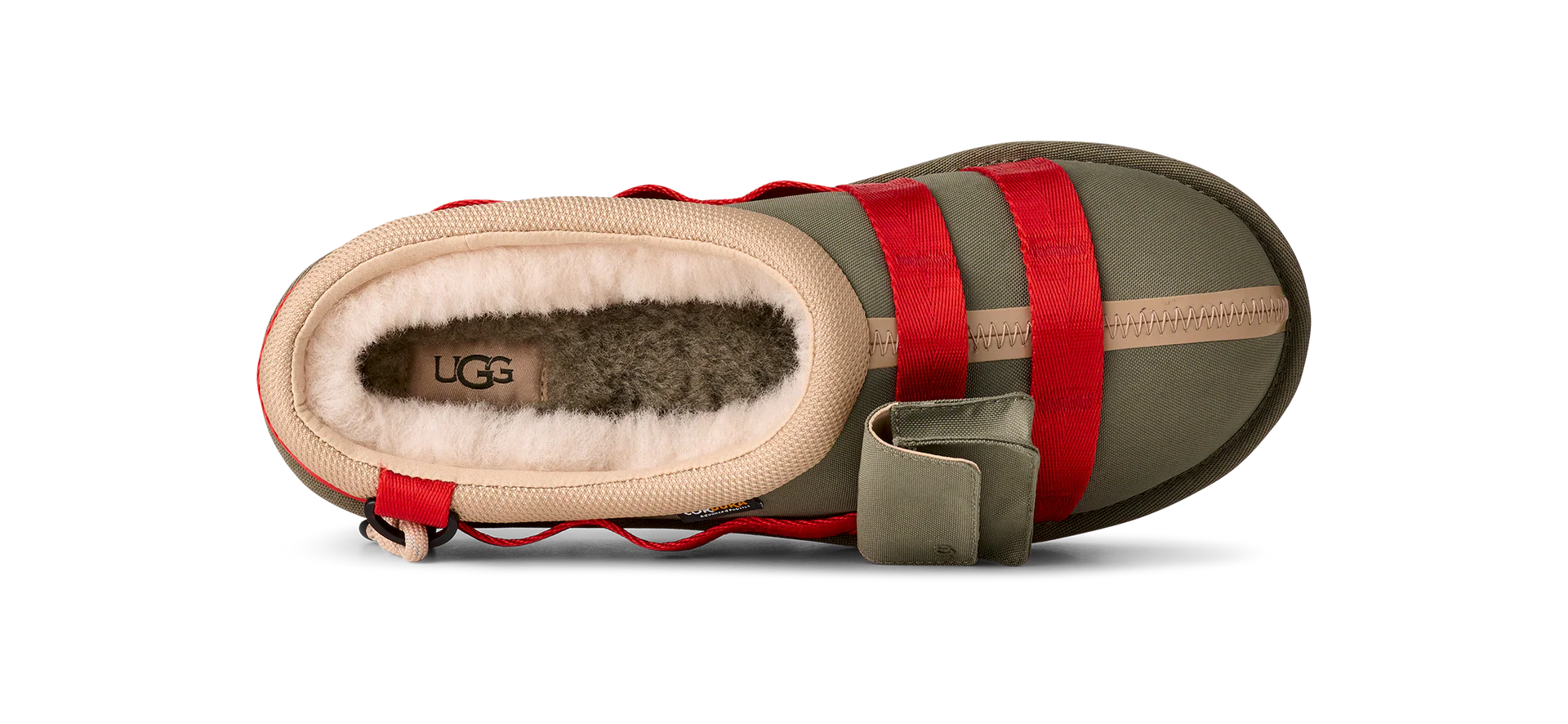UGG Womens Tasman Wildwood - Burnt Olive/Red Paper